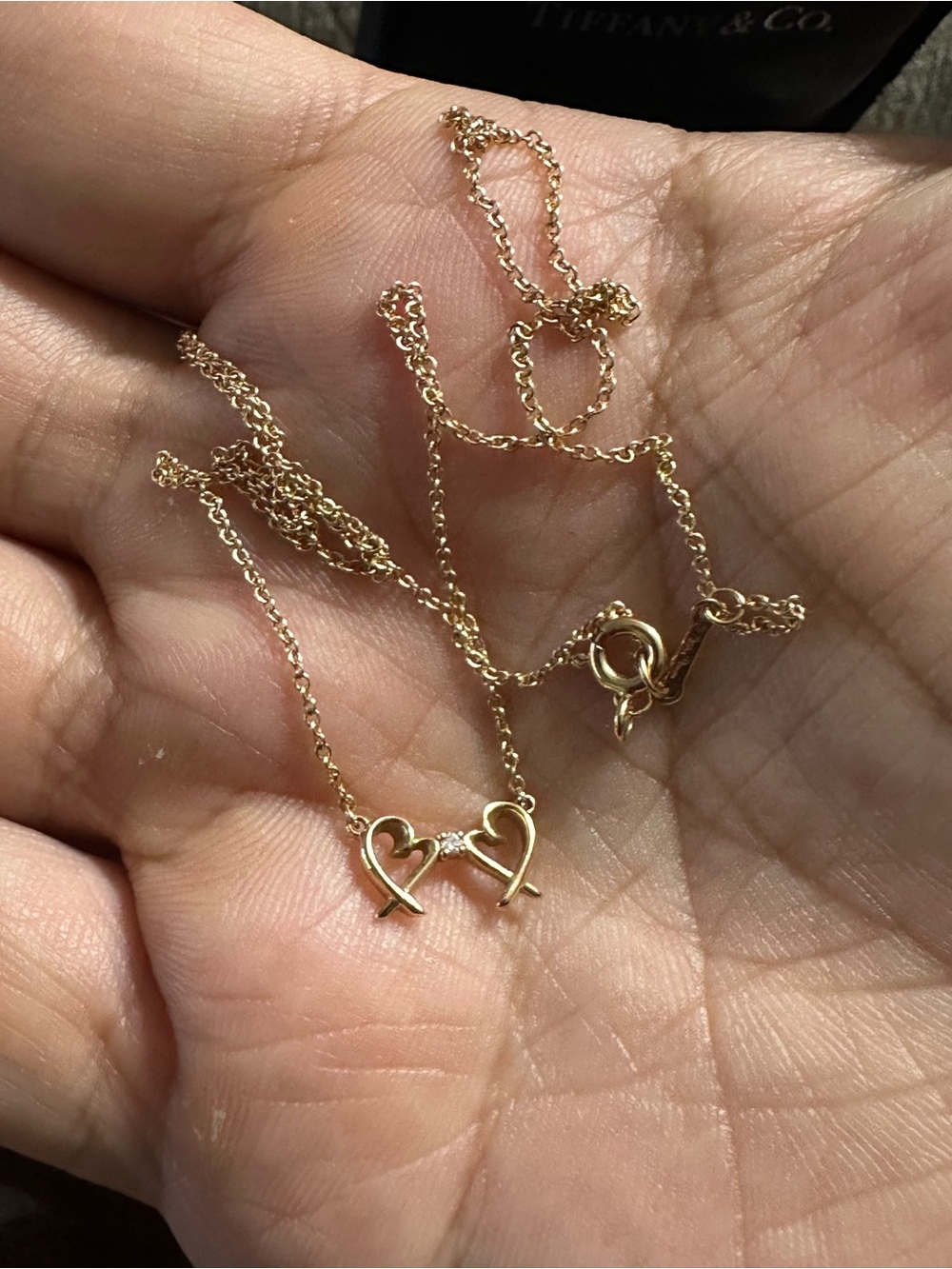 3 items,authentic Tiffany 18k yellow Pendant Necklace, Bracelet , Ring! New item - Picture 8 of 16